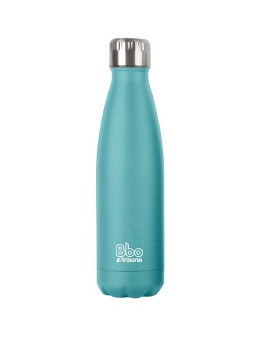 Botella de acero inoxidable con funda neopreno  BBO Irisana 500ml(turquesa)