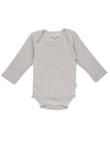 Body mangas largas, gris. Little Dutch
