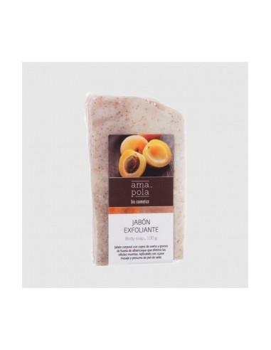 Jabón exfoliante de avena y albaricoque. Amapola