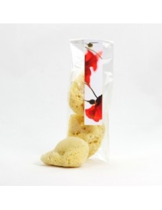 Esponja Marina  Desmaquilladora, 2 uds. Amapola