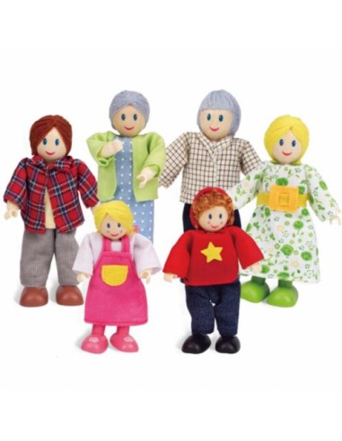Familia feliz caucásica. Hape