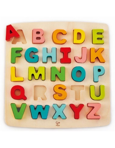 Puzzle alfabeto, Mayúsculas. Hape