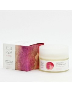 Crema facial regeneradora de Rosa mosqueta. Amapola