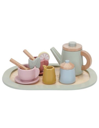 Juego de té de madera. Little Dutch