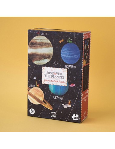 Discover de planets puzzle. Londji