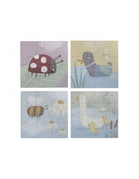 Puzzle 4 en 1 Ocas. Little Dutch