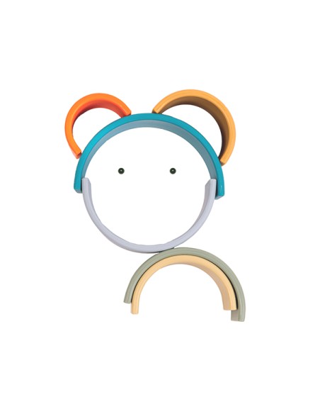 Arcoiris 6 colores nature, silicona. dëna