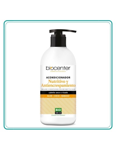 Acondicionador eco, nutritivo y antiencrespamiento. Biocenter