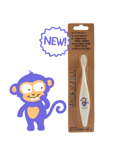 Cepillo de dientes Bio, Jack'n Jill mono.