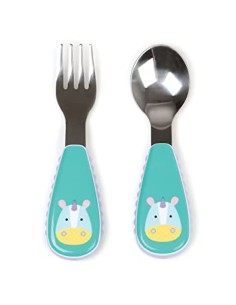 Set cuchara y tenedor, unicornio. Skip hop