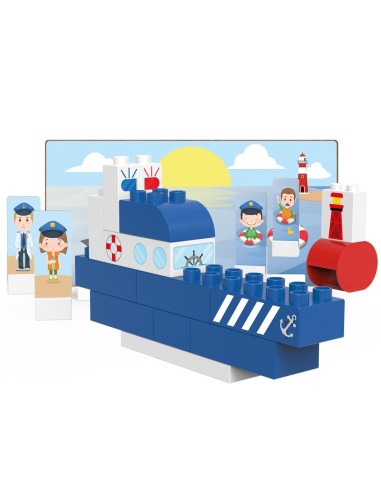 Barco de policía. Biobuddi