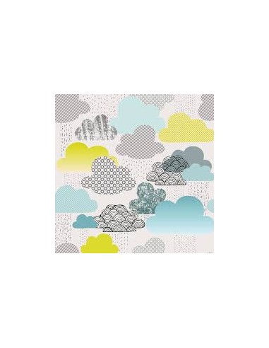 Muselina Bamboo Line. Clouds