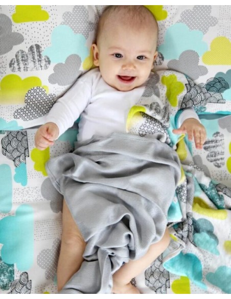 Muselina Bamboo Line. Clouds