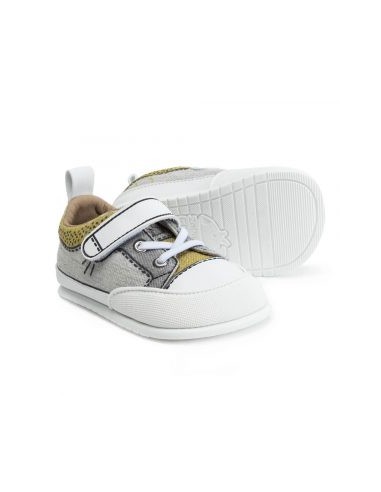 Paterna comic gris y amarillo (talla M) . Zapato feroz. SS22.