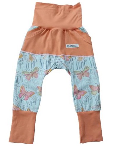 Pantalón evolutivo. Mariposas. 0-12meses. Monkeyloones