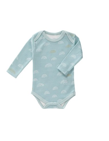Body manga larga, arcoriris azul. Fresk (3-6 meses)