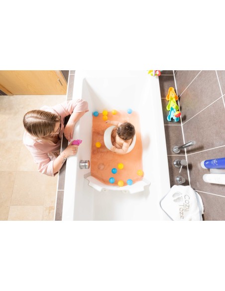 Reductor de bañera, azul. BabyDam