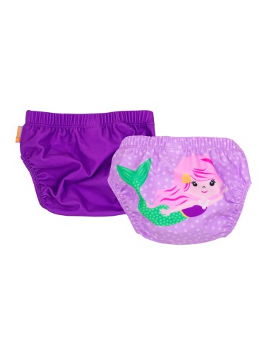 Pack 2 bañador pañal, sirena. Zoocchini (12-24 meses)