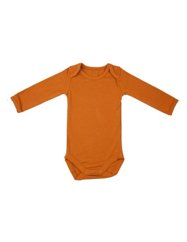 Body manga larga, inca rust, 62/68 . Timboo