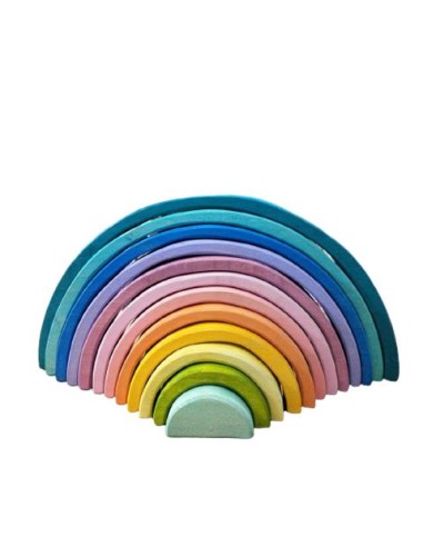 Arcoiris, pastel. Ludimat