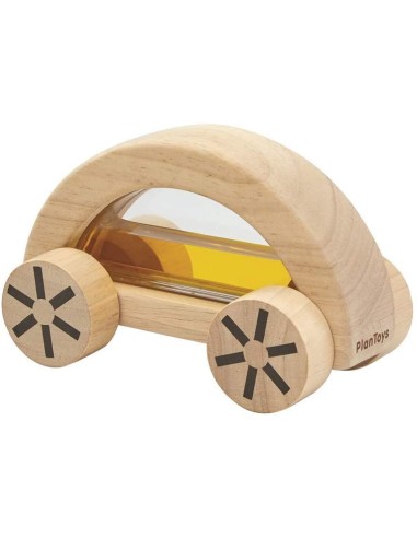 Coche de madera Aguamovil Plantoys(amarillo)