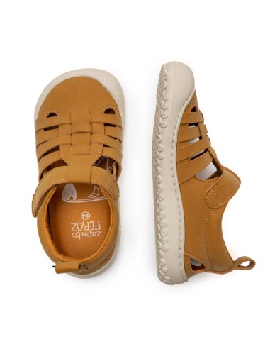 Tabarca Rocker mostaza, nobuck. Zapato Feroz. SS22
