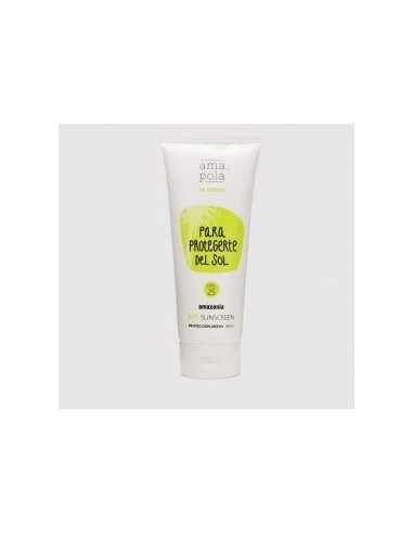 Protector solar spf25. Amapola