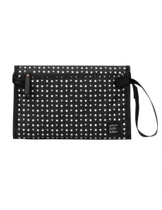 Clutch cambiador. Negro Geo. Petunia