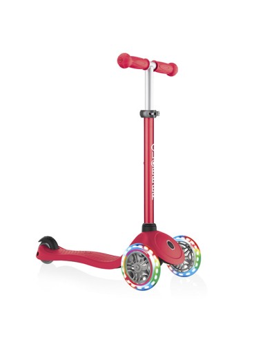 Patinete primo lights rojo. Globber