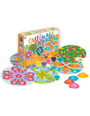 Sablimage de Mandala de Animales . Sentosphere