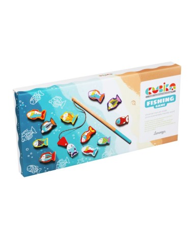 Juego de Pesca de Madera. Cubika