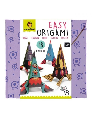 Origami cohetes. Ludattica