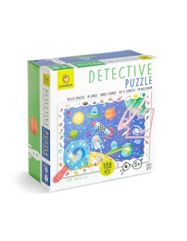 Detective puzzle, en el espacio. Ludattica