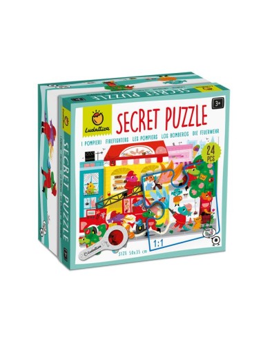 Secret puzzle bomberos. Ludattica