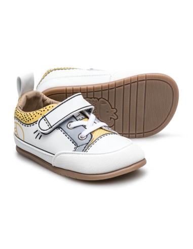 Paterna comic amarillo y gris. Zapato feroz. AW22