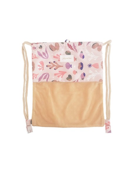 Mochila saco Shells. Play and store