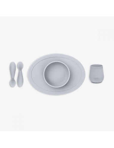Set de primeros alimentos, gris claro. EZPZ