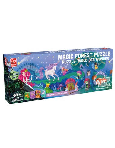 Puzzle bosque mágico. Hape 1,5