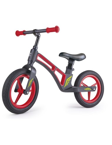 Bicicleta negra y roja. Hape