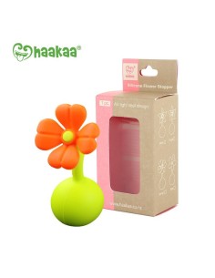 Tapón de flor naranja para recolector, Haakaa.