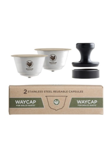 Cápsulas reutilizables para Dolce Gusto WayCap -Kit completo 2 unidades-