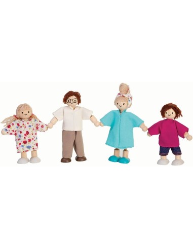 Familia de muñecos moderna. Plantoys