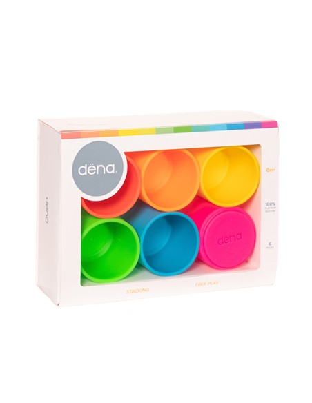 Vasos apilables neón. Dëna