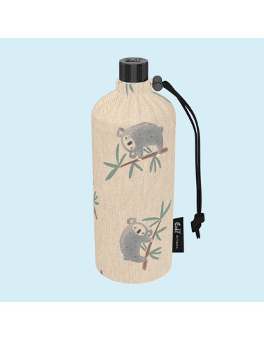 Botella de cristal con protección Emil (600ml) Koala