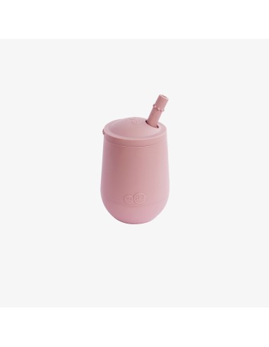 Mini cup con tapa y pajita de silicona, rosa. Ezpz(120ml)