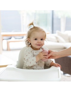 Mini cup con tapa y pajita de silicona, rosa. Ezpz(120ml) 2