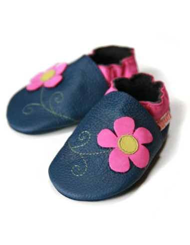 Zapato bebé suave, spring flower. Liliputi.