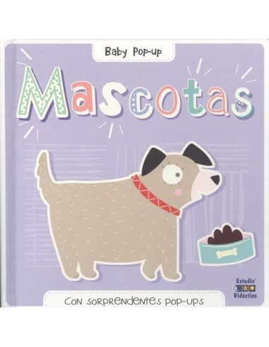 Libro Mascotas baby pop up.