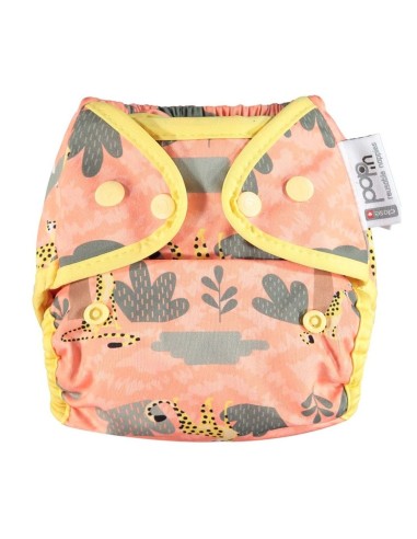 Pañal Pop in bambú con corchetes, Cheetah