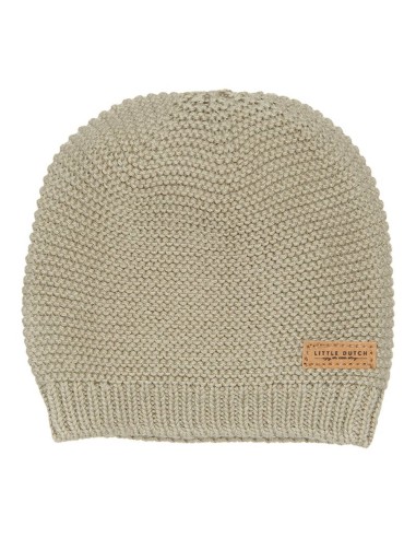 Gorro de punto, oliva T. 3-6m. Little Dutch.